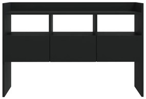 Aparador 105x30x70 cm derivados de madeira preto