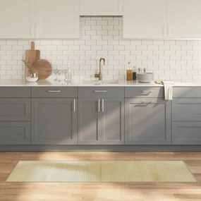 Tapete retangular 60x200 cm bambu cor natural clara