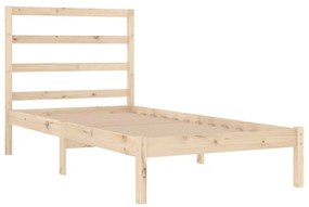 Cama sem colchão 90x200 cm madeira de pinho maciça