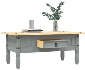 Mesa de centro Corona pinho mexicano 100x55x44 cm cinzento