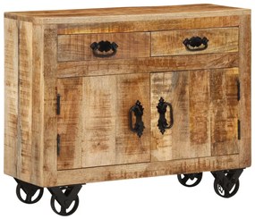 vidaXL Aparador 80x30x65 cm madeira de mangueira áspera maciça