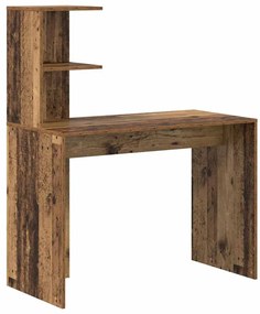 Mesa com Armazenamento Madeira Antiga Madeira Derivada