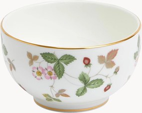 Taça para petiscos em Fine Bone China Wild Strawberry