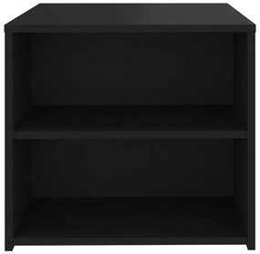 Mesa de apoio 50x50x45 cm derivados de madeira preto