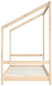 Estrutura de cama infantil 90x190 cm madeira de pinho maciça