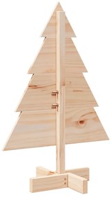 Árvore de Natal em madeira decorativa 70 cm madeira maciça