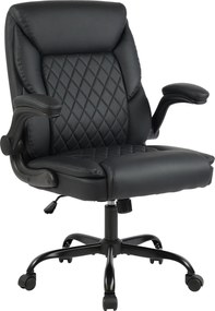 Cadeira de Escritório Medfield Couro sintético preto
