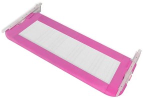 Barra de segurança para cama de criança 2 pcs 102x42 cm rosa