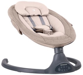 Cadeira baloiço para bebé eléctrico de lado a lado Codie Dark Cinzento Bege