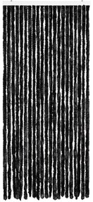 Cortina anti-insetos 90x220 cm chenille antracite