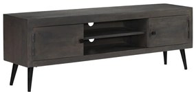 Móvel de TV em madeira de mangueira maciça 140x30x45 cm