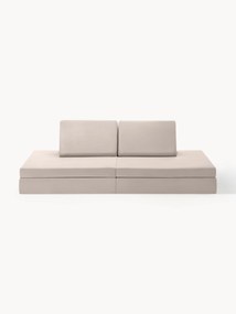 Sofá de brincar modular em veludo para crianças artesanal Mila