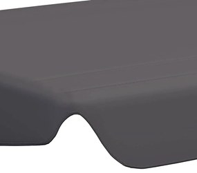 Toldo suplente baloiço 188/168x145/110cm antracite