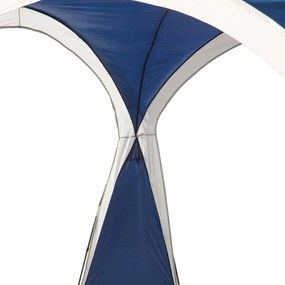 Abrigo de Campismo Dobrável – 3,5x3,5x2,22 m – Azul e Cinza Claro – Pr