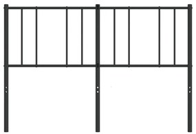 Cabeceira de cama 120 cm metal preto
