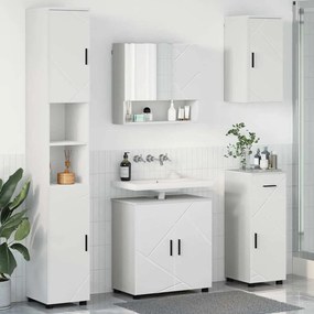vidaXL Conjunto de Móveis para Banheiro 5 pcs Branco 61 x 35 x 64 cm