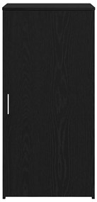 Armário de arrumação 50x45x103,5 cm derivados de madeira preto