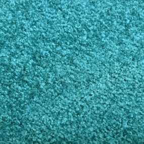 Tapete de porta lavável 40x60 cm azul ciano