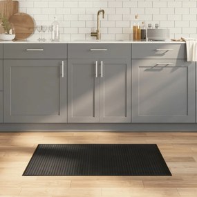 vidaXL Tapete retangular 60x100 cm bambu preto