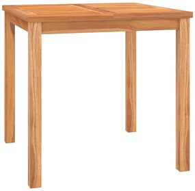 5 pcs conjunto de jantar p/ jardim madeira de teca maciça
