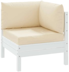 Almofadões para paletes 3 pcs tecido oxford bege
