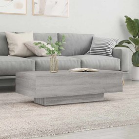 Mesa de centro 100x49,5x31 cm derivados de madeira cinza sonoma