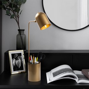 Candeeiro de Mesa Pot – Dourado – 12 x 27 x 64 cm