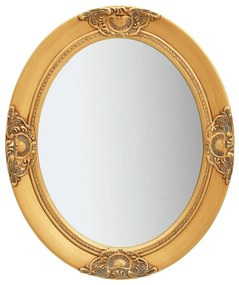 Espelho de parede estilo barroco 50x60 cm dourado