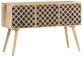 vidaXL Aparador 118x35x75 cm madeira de mangueira maciça
