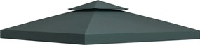 Cobertura de substituição para pergula de jardim (NÃO INLCUIDA) , poliéster, 3x3 m, cinzento antracite