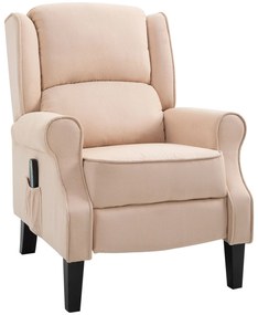 Poltrona de Massagem Poltrona Relax Reclinável com Controlo Remoto 2 Á