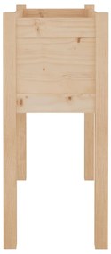 Vasos/floreiras de jardim 2 pcs 70x31x70 cm pinho maciço