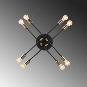 Chandelier Exhaust – Preto – 67 x 67 cm