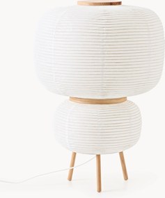 Candeeiro de pé de design em papel de arroz Misaki