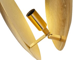 Candeeiro de Parede "Goldy Round" Dourado – Ø26x13 cm