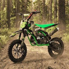 MINI MOTO Crianças MINICROSS gasolina 49cc Roan CRF 10/10" 3.5cv Verde