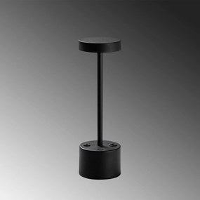 Candeeiro de Mesa Keyf – Preto – Diâmetro 9 cm Altura 28 cm