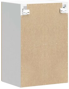 Armário de parede cozinha porta vidro Lucca carvalho artesanal