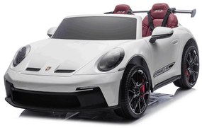 Carro elétrico para crianças Porsche 911 24V 4x4, 2 lugares, controlo remoto, entrada USB/AUX, motores de 200W, bateria de lítio, luzes LED licença OR
