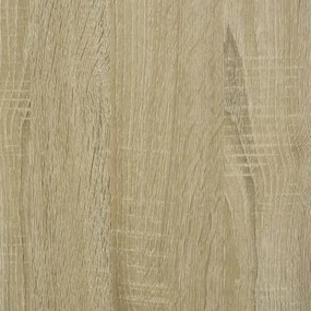 Mesa de apoio 40x40x40 cm derivados de madeira carvalho sonoma