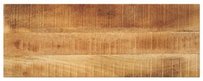 vidaXL Tampo de mesa retangular 80x20x2,5 cm mangueira áspera maciça
