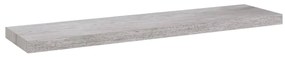 Prateleiras de parede 4 pcs 90x23,5x3,8cm MDF cinzento-cimento