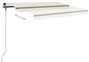 Toldo automático independente 400x300 cm cor creme