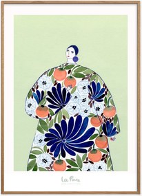 Impressão digital emoldurada Orange Coat