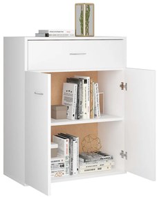 Aparador 60x30x75 cm contraplacado branco