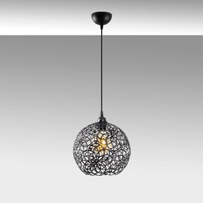 Candeeiro de Teto Hay – Preto – 25 x 25 x 126 cm