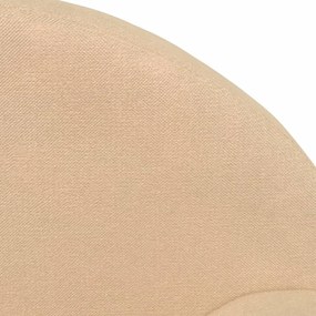 Sofá infantil de 2 lugares pelúcia macia cor creme