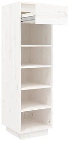 Sapateira 30x34x105 cm pinho maciço branco