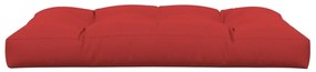 Almofadão para sofá de paletes 120x80x12 cm tecido vermelho