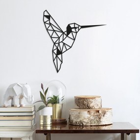 Acessório Decorativo de Parede Metal-017 – Preto – 44 x 44 cm